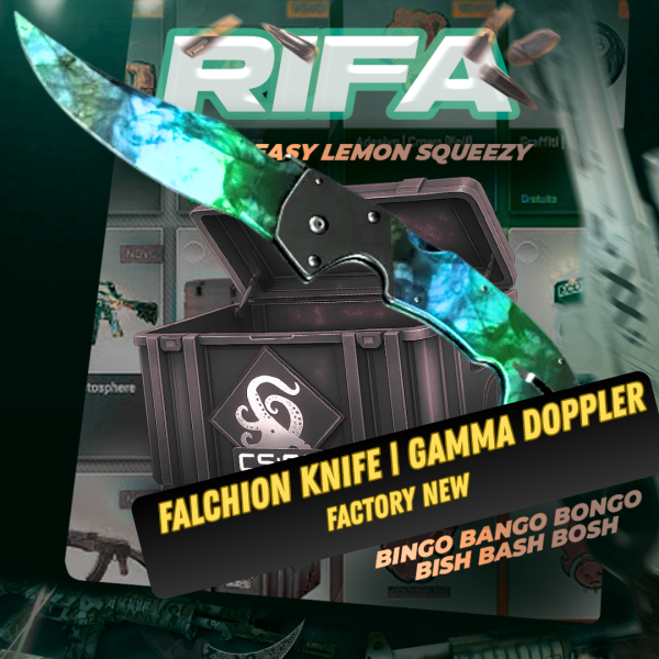 05/12 ★ KIT VERDE (Falchion Gamma Doppler P3 + Luva Jade FT)